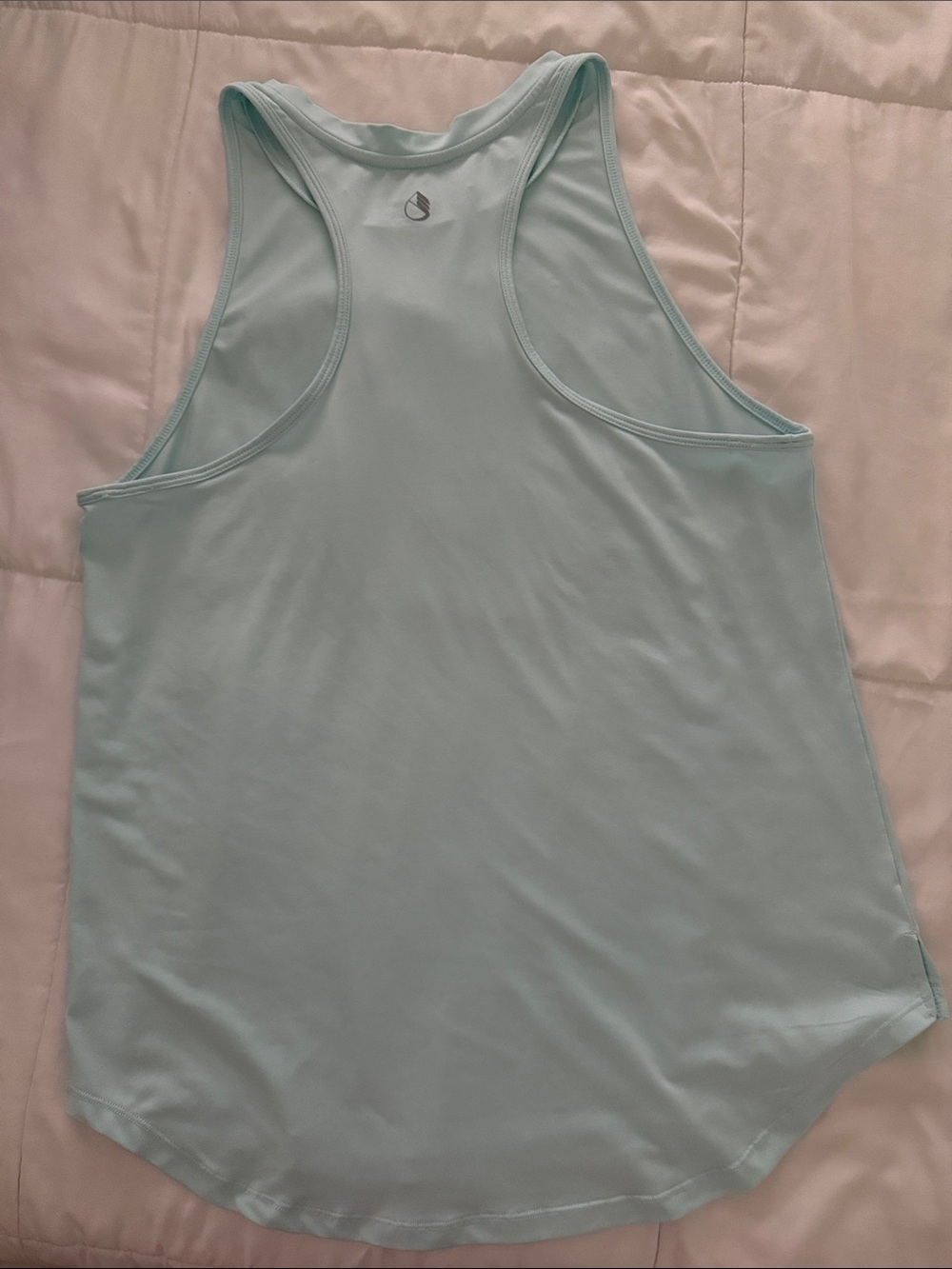 Light Blue, Olive Green and Black Women's Racerback Tank Top - Performance Fit - Picture 2 of 3